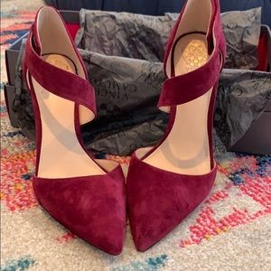 Vince Camuto Burgundy Heels